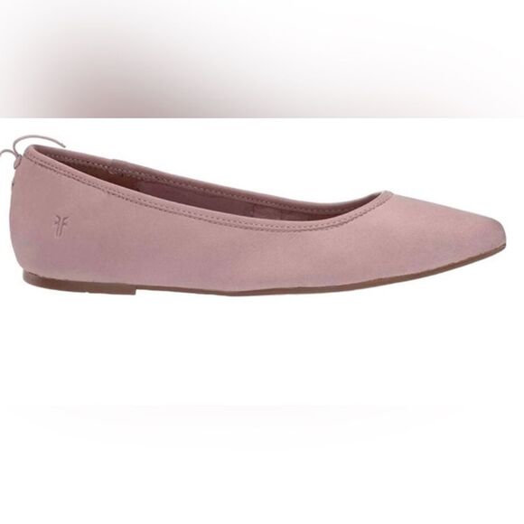 Frye Women's Regina Leather Pointed Toes Taupe Ballet Flats Size 9 - Picture 2 of 13